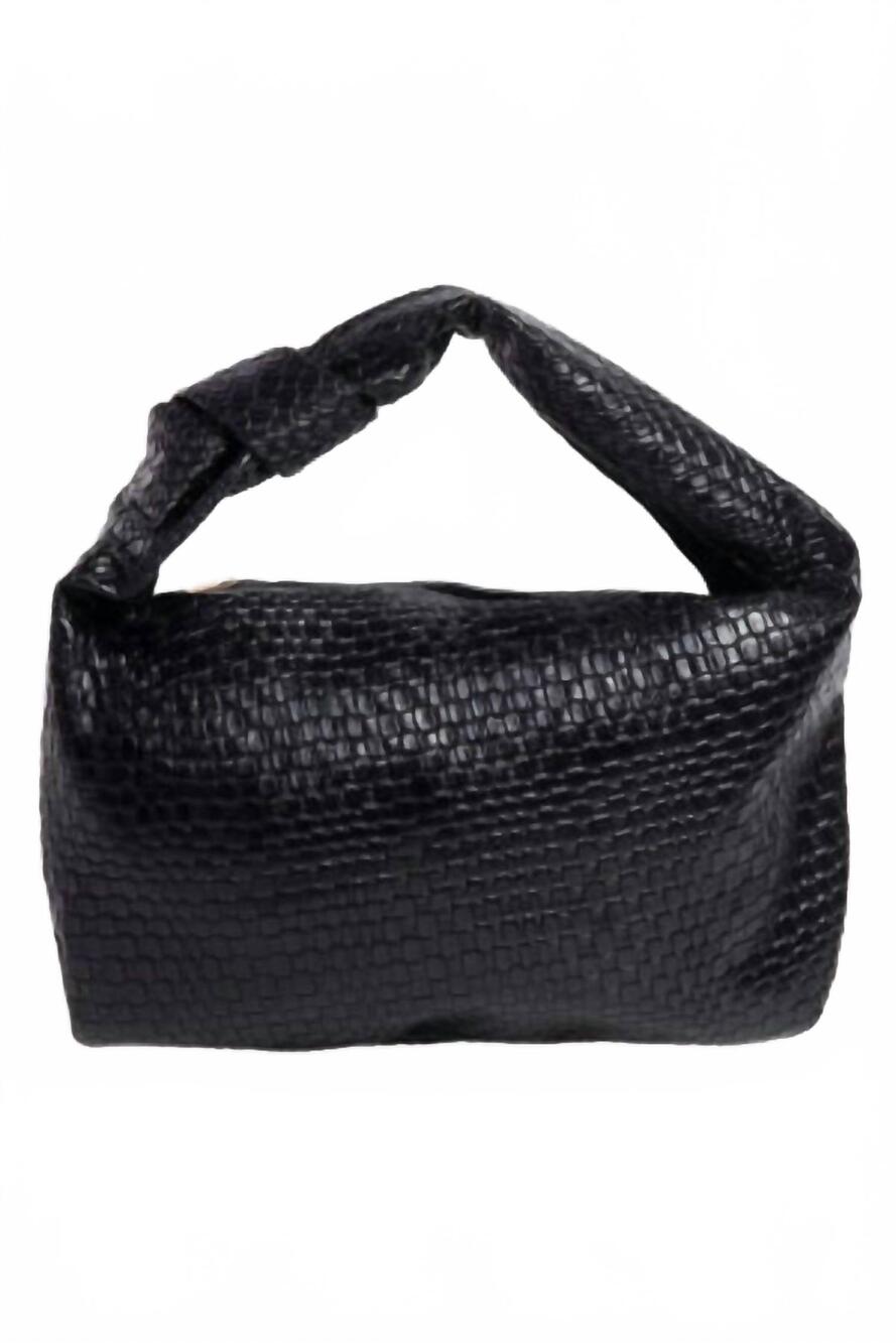 NEW FAME ACCESSORIES women's knotty bag in black